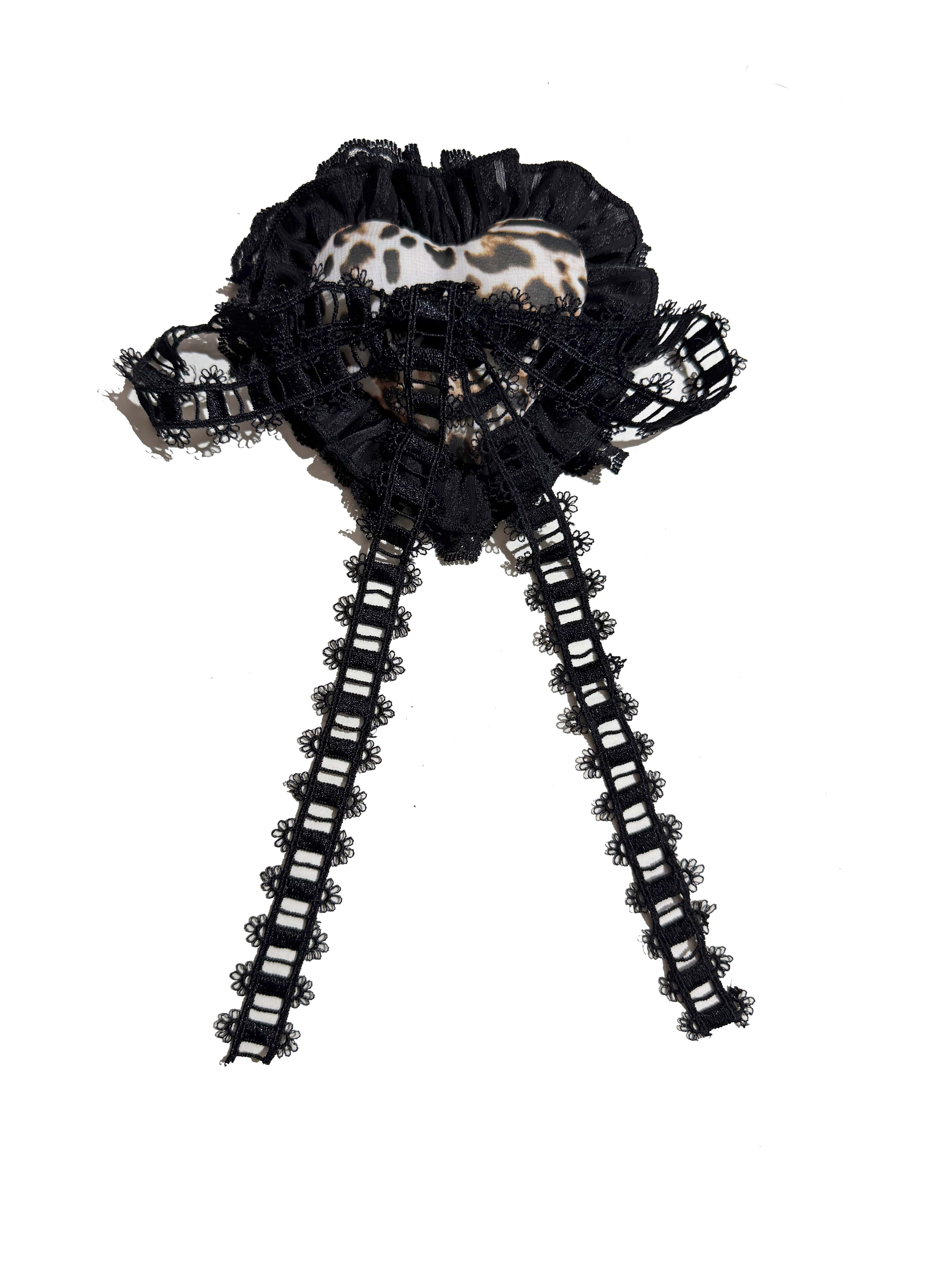 Bengal Cat Gothic Lolita White Blouse & Skirt Set