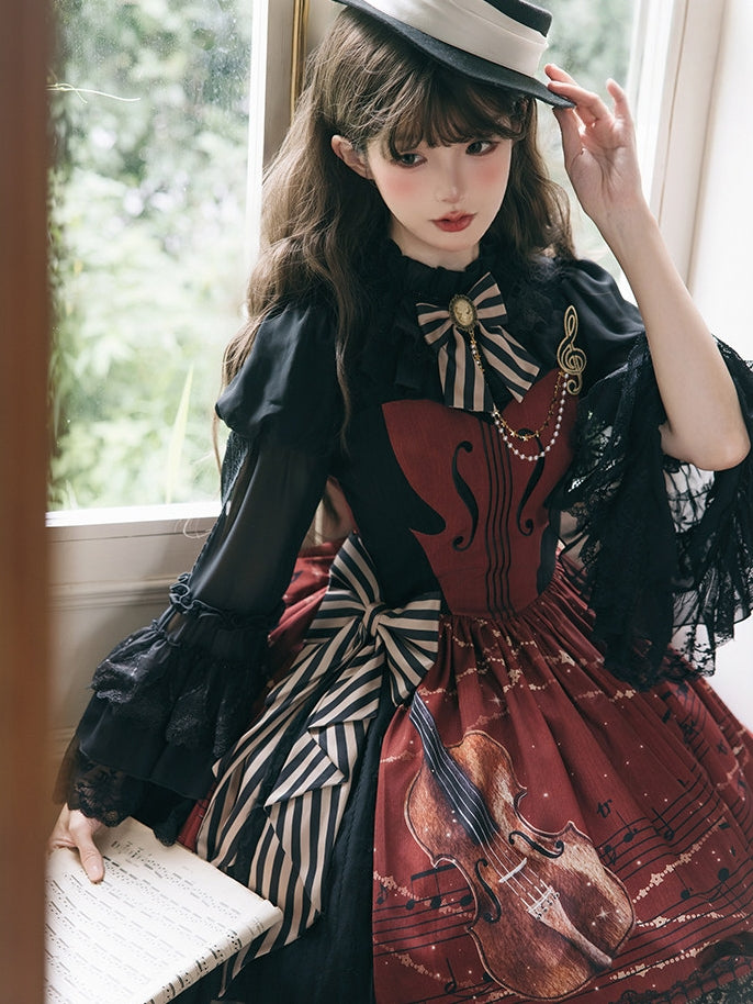 Aria on the G String Lolita Printed OP Dress