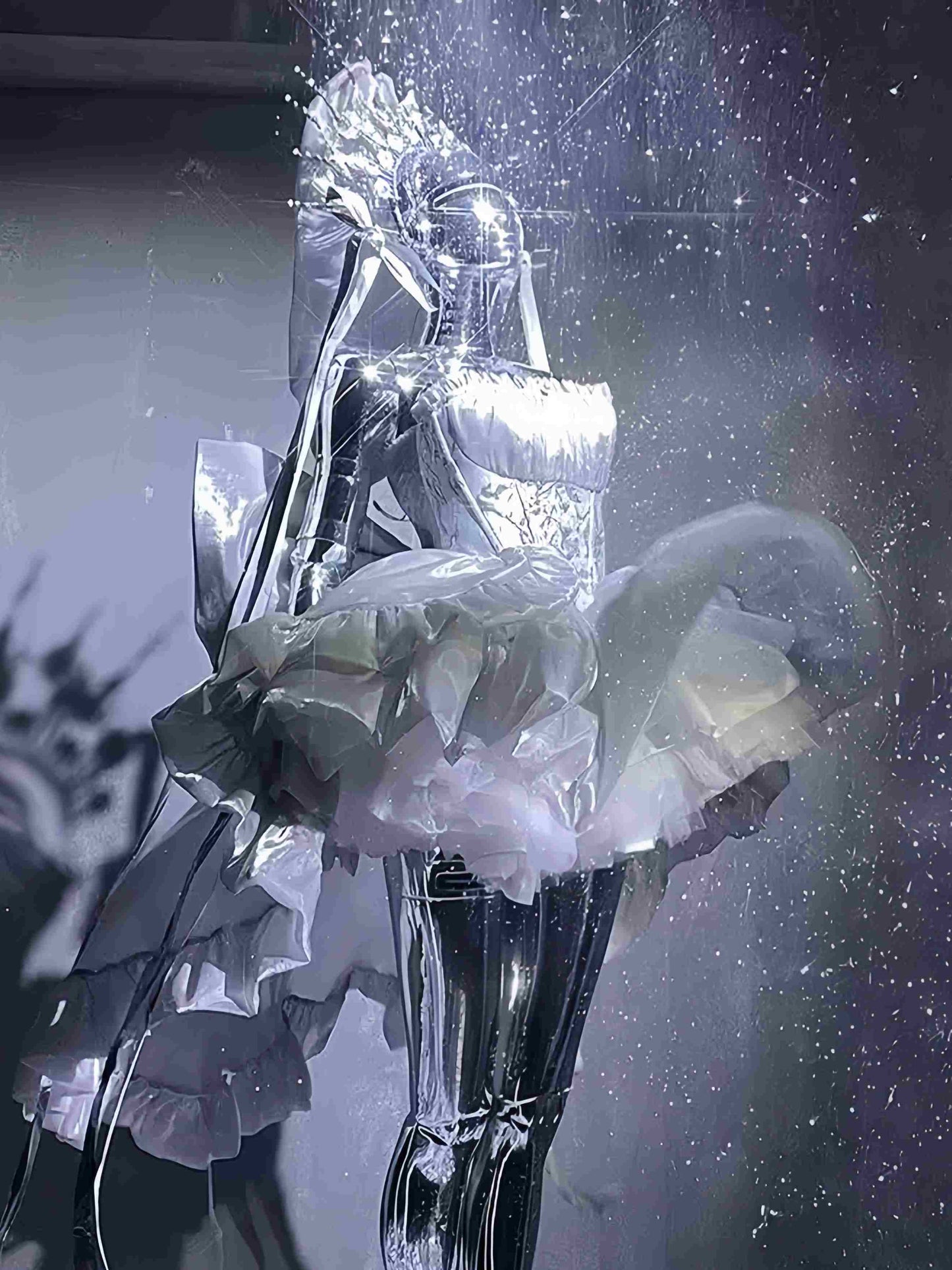 Lolita Silver White Princess Dress LC1013