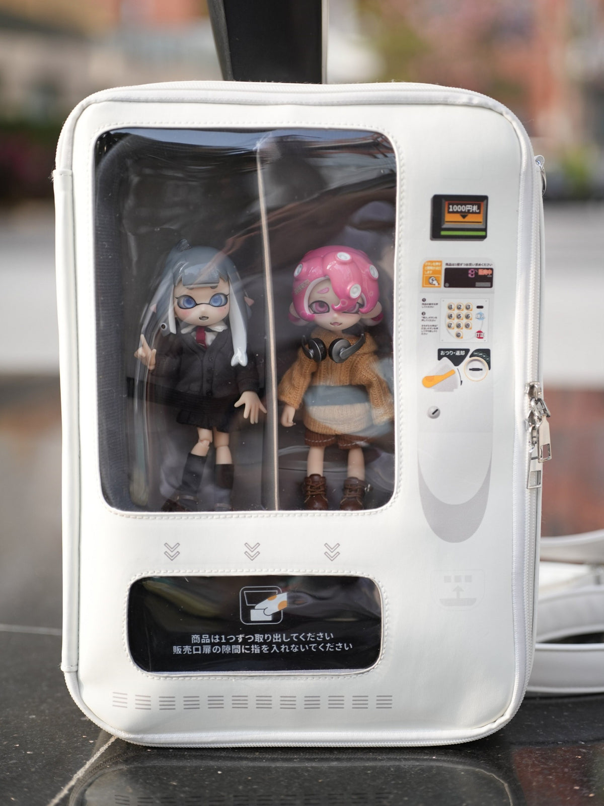 Vending‑Machine Style Dual‑Use Ita‑Bag & Doll Carrier Backpack