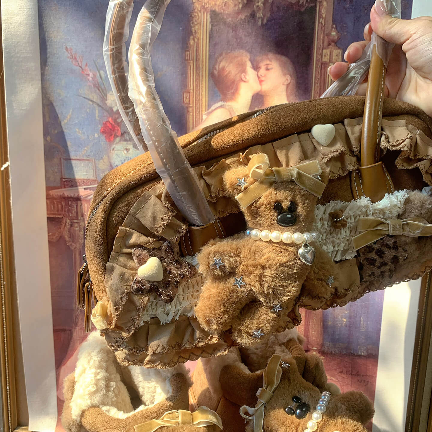 Sweet Cute Bear Plush Bag