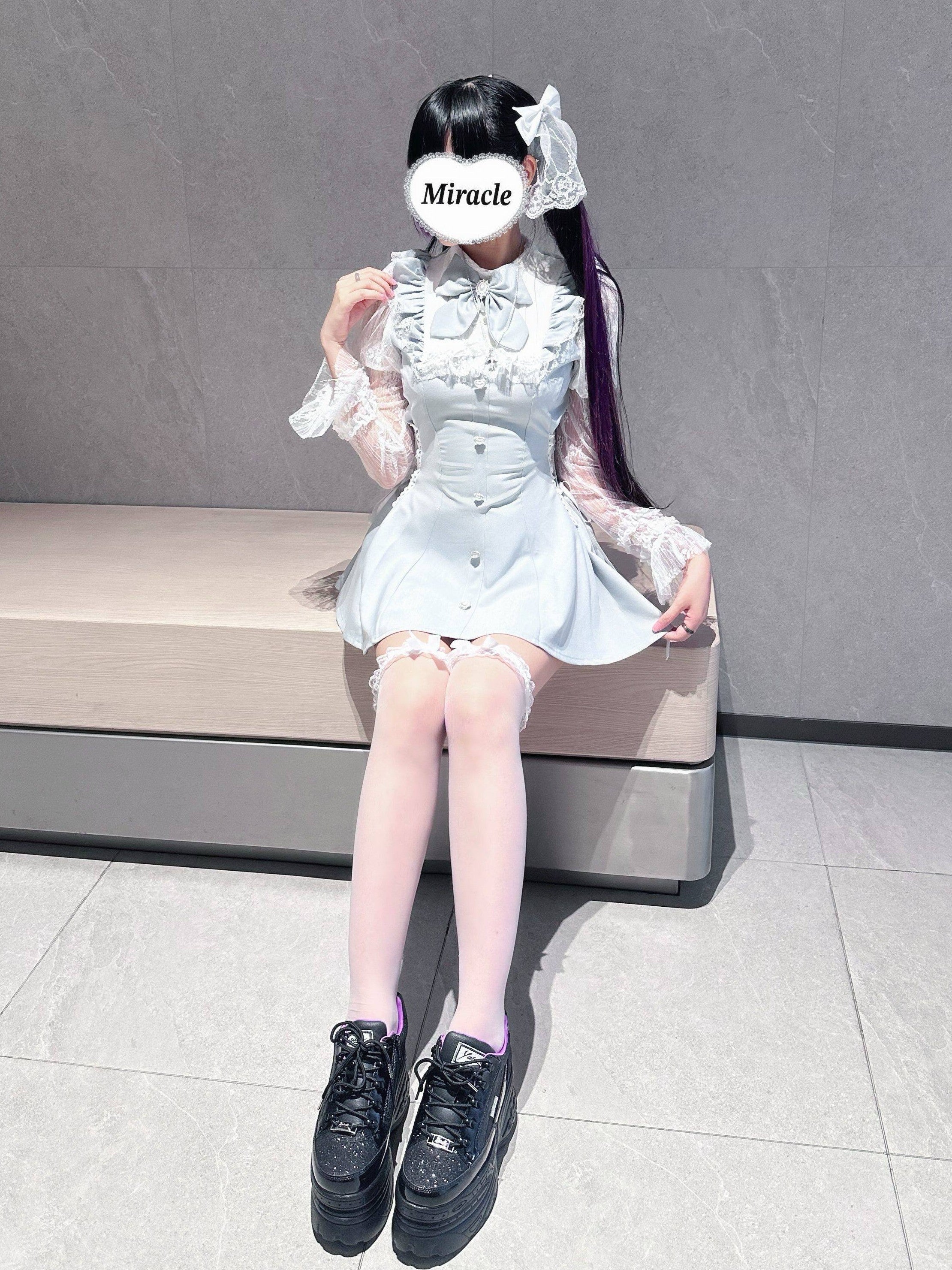 White Wings Praise Ryousangata Lace Kawaii Set