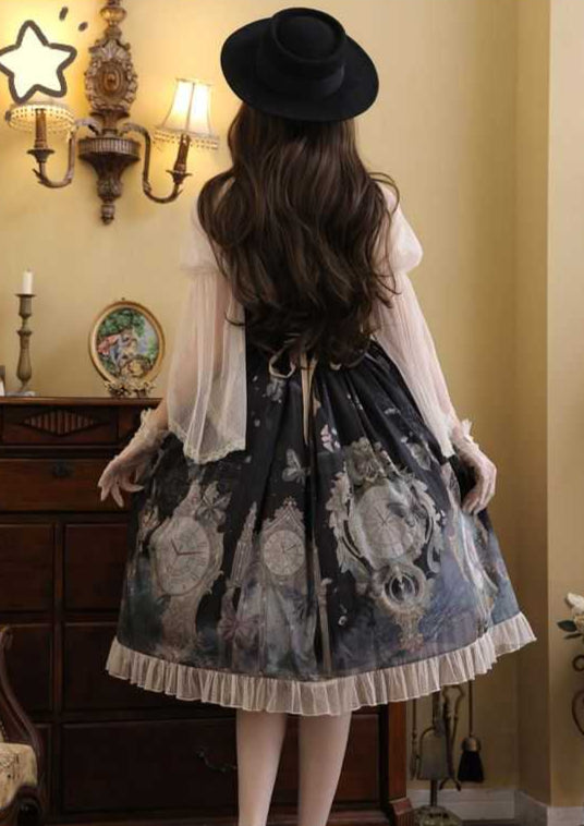 Lolita Elegant Vintage Dress LC1009