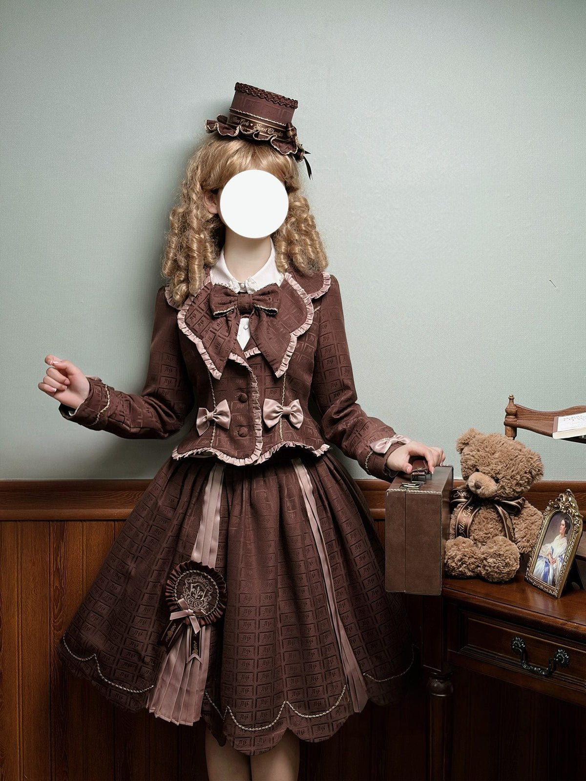 Bear Cocoa JSK Lolita Brown Dress
