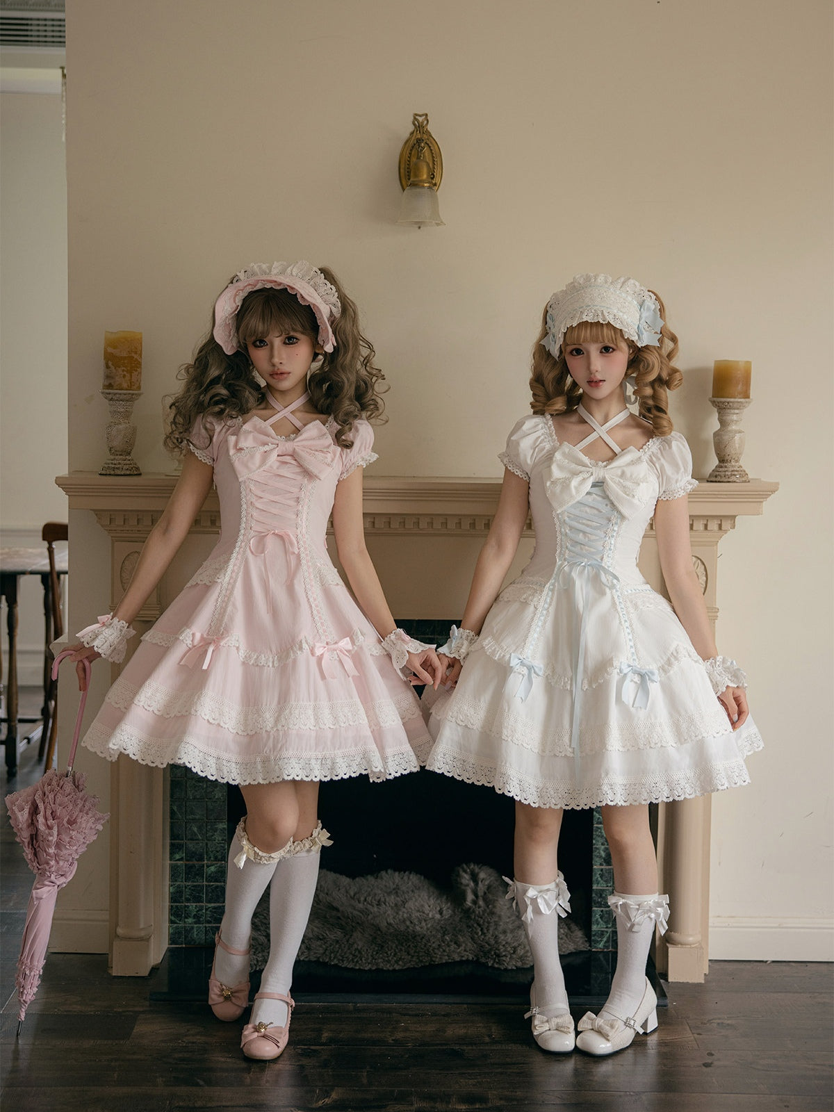 Showa Sweetheart Vintage Japanese‑Style Lolita OP Dress
