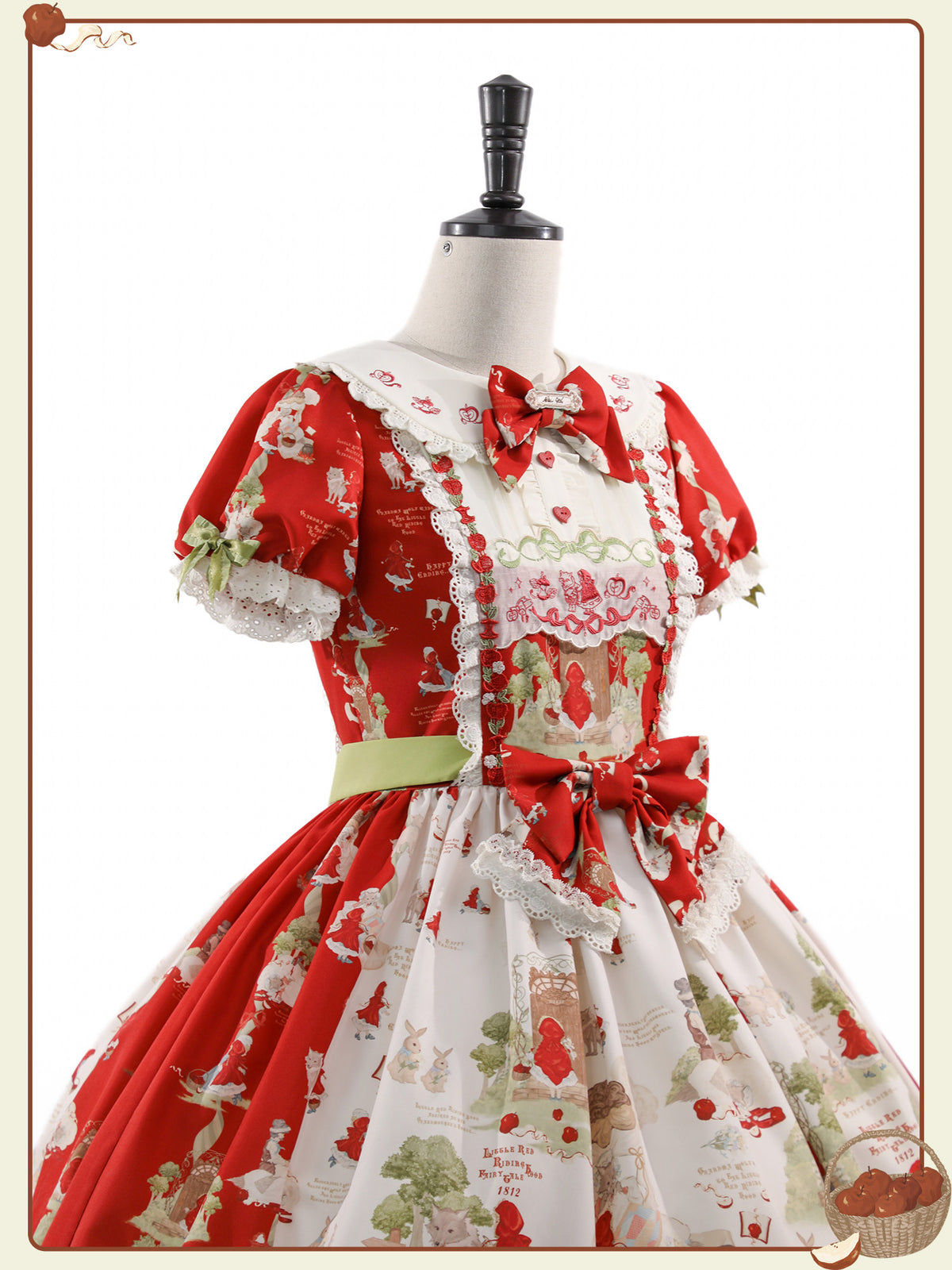 Little Red Riding Hood Original Fairy Tale Style Lolita OP Dress