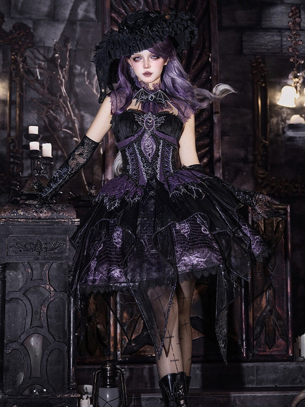 Dragon Bone Gothic Lolita Purple Purple JSK Dress