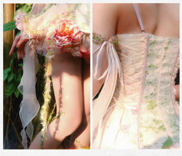 Robe midi corset Esprit de la Forêt