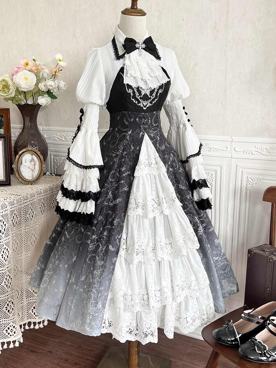 Lolita Vintage Lace Princess Dress LC1003