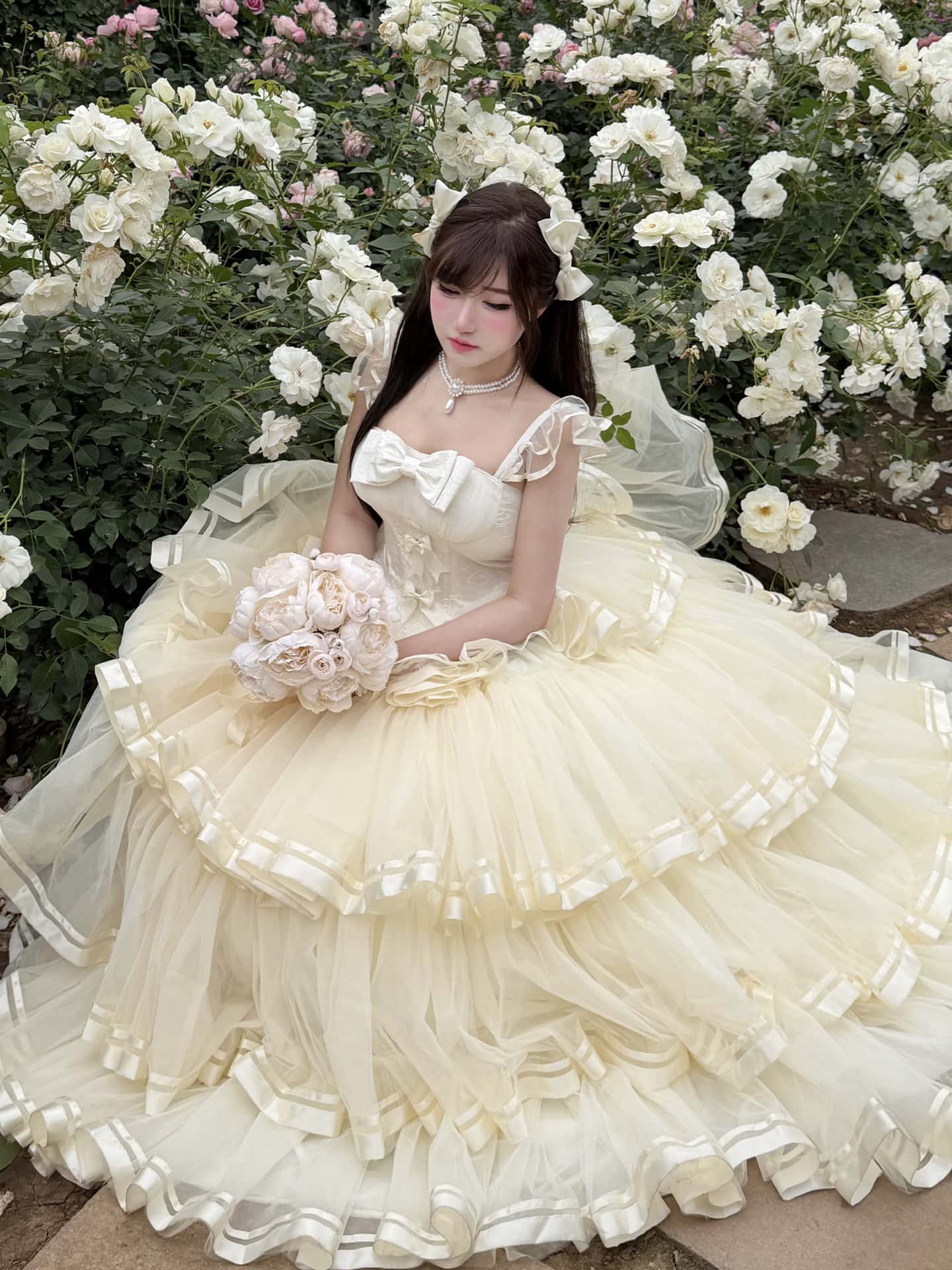 Sweet Satin Princess Dress