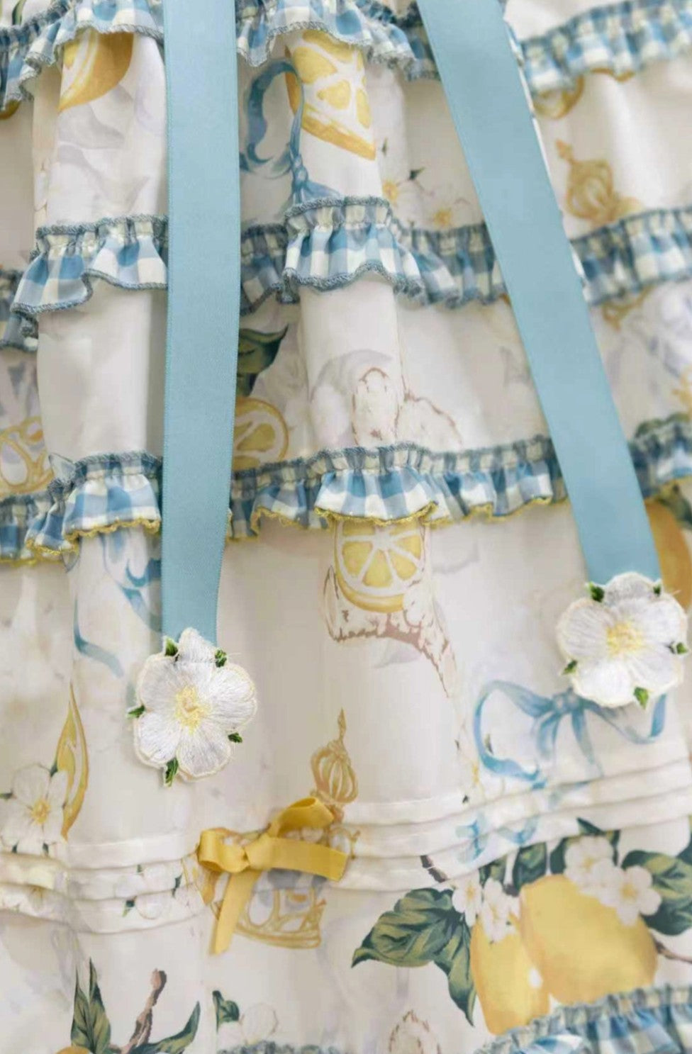 Lemon Summer Lolita OP Dress Set