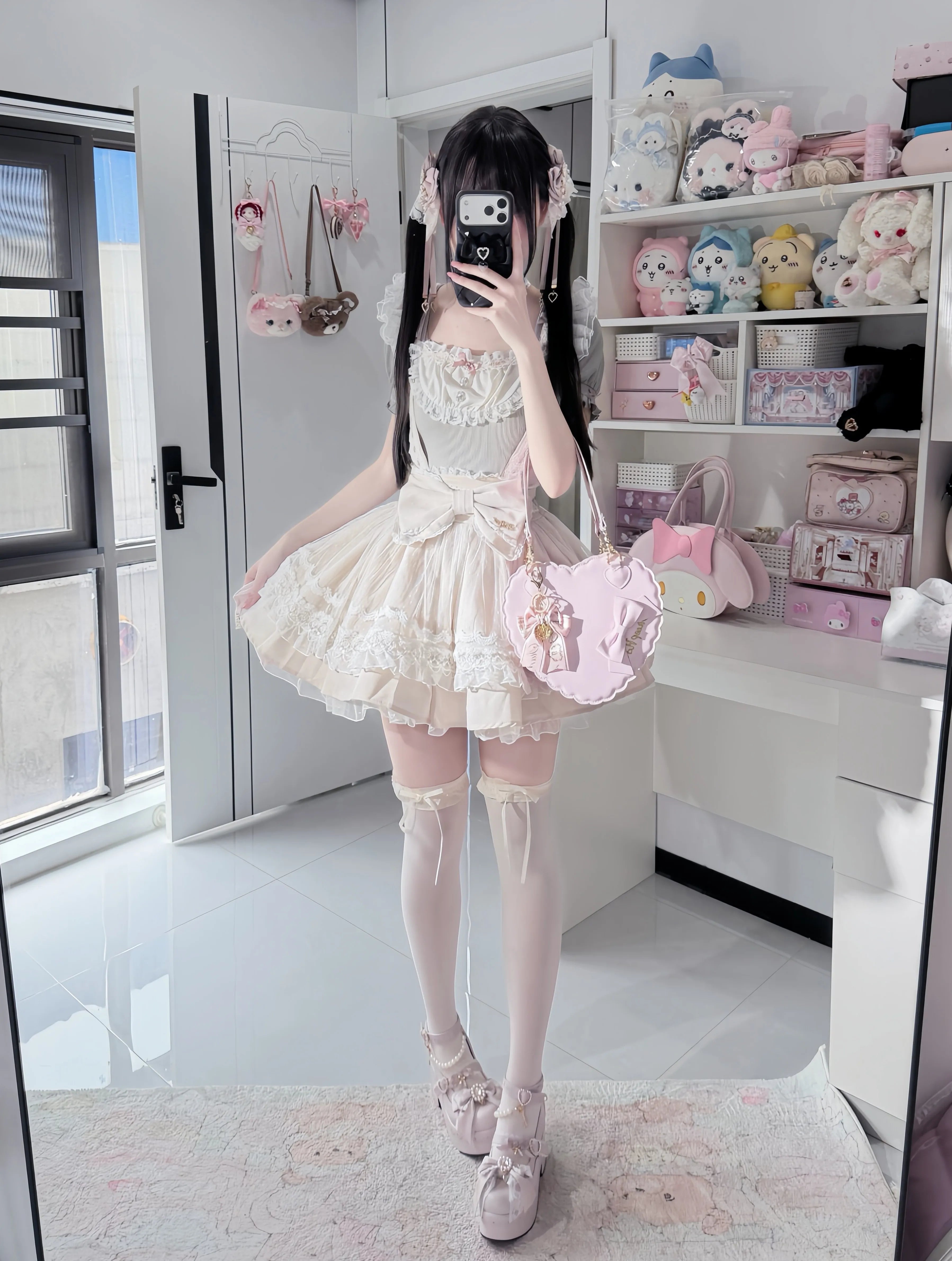 Little Cake Sweet Lace Ryōsangata Blouse