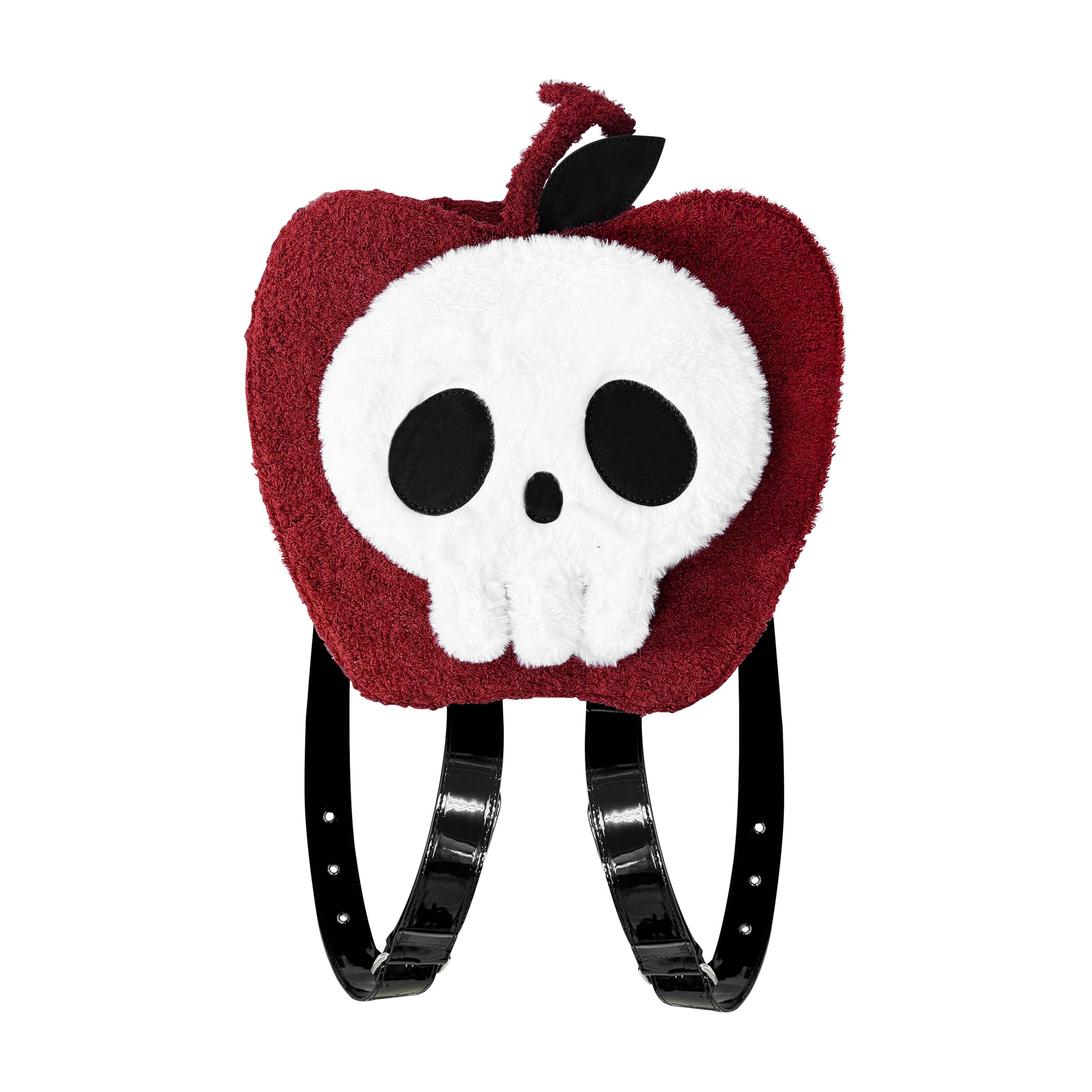 Gothic Style Novelty Irregular Apple Skull Bag