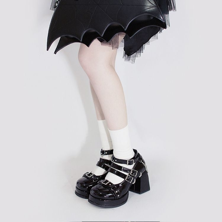 Lolita Japanese Mary Jane Elegant High Heels LE5021