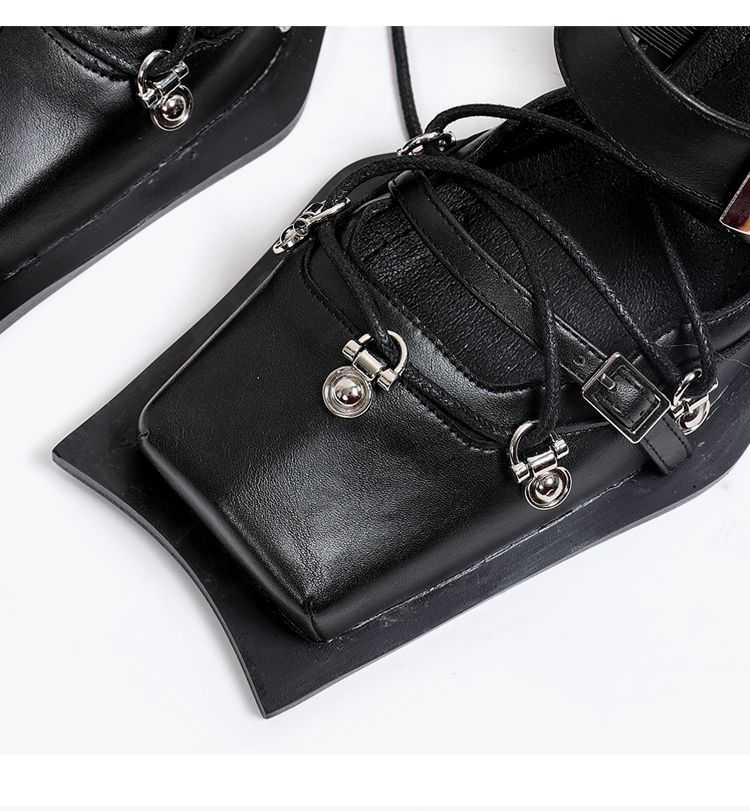 Lolita punk dark style high heels LE5025