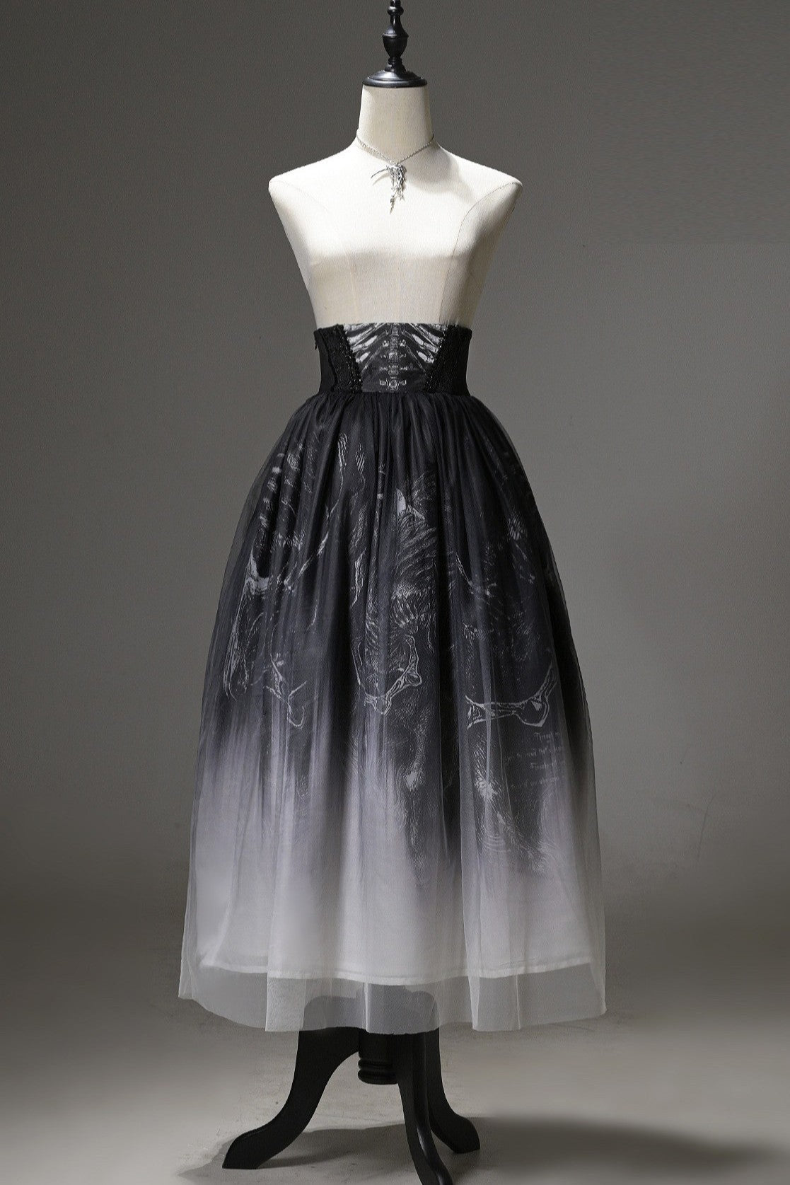 Ghost Knight Gothic Style Dress Set