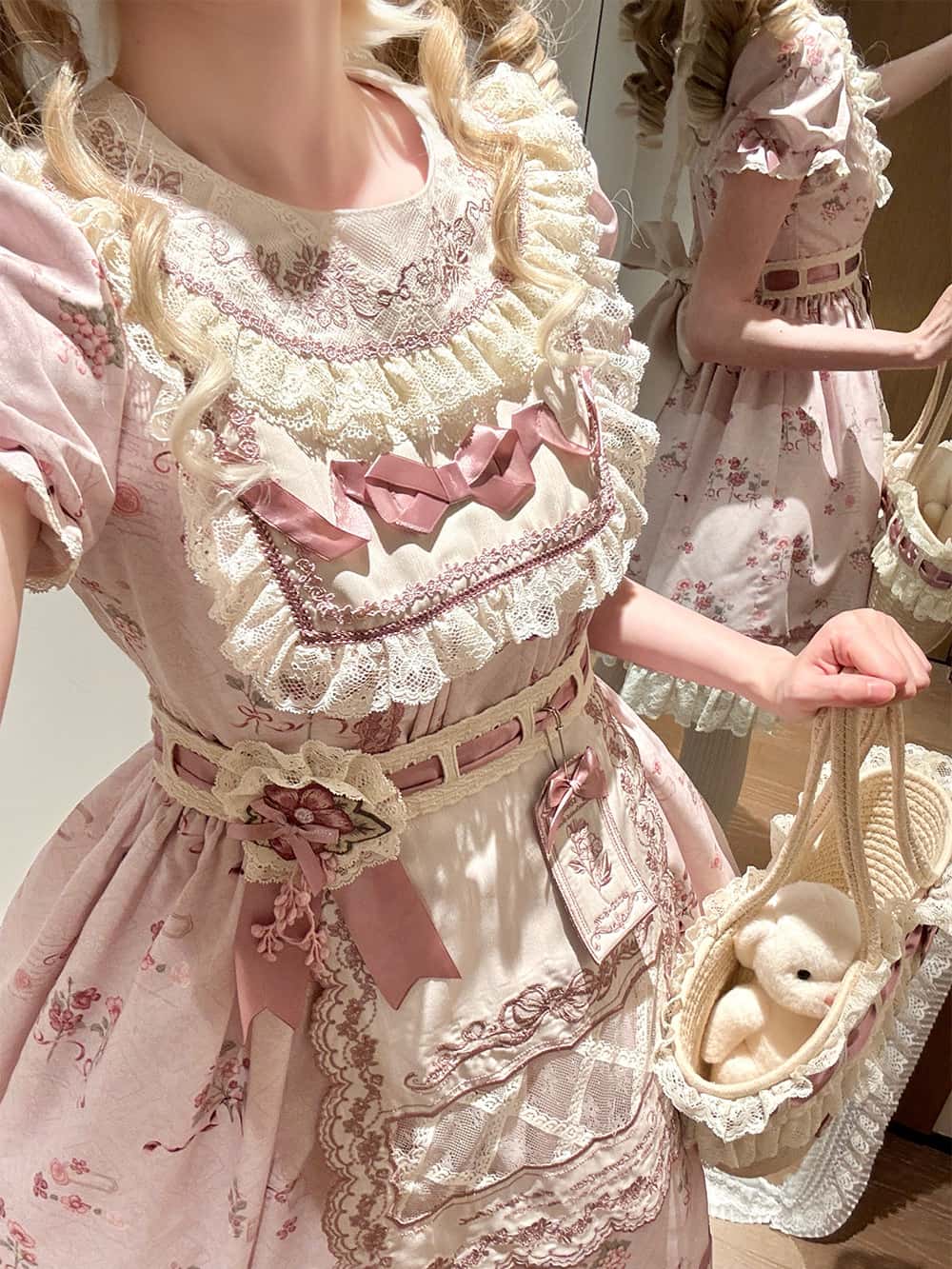 Rose Catalog Lolita Pink OP Dress