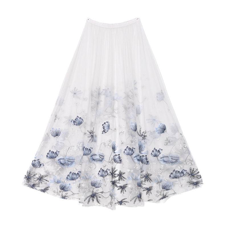 Lolita Gothic Zombie Bride Embroidered Dress LG1003