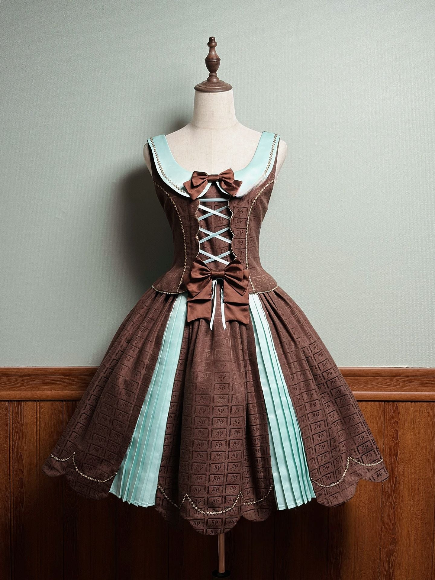 Bear Cocoa JSK Lolita Mint Green Dress