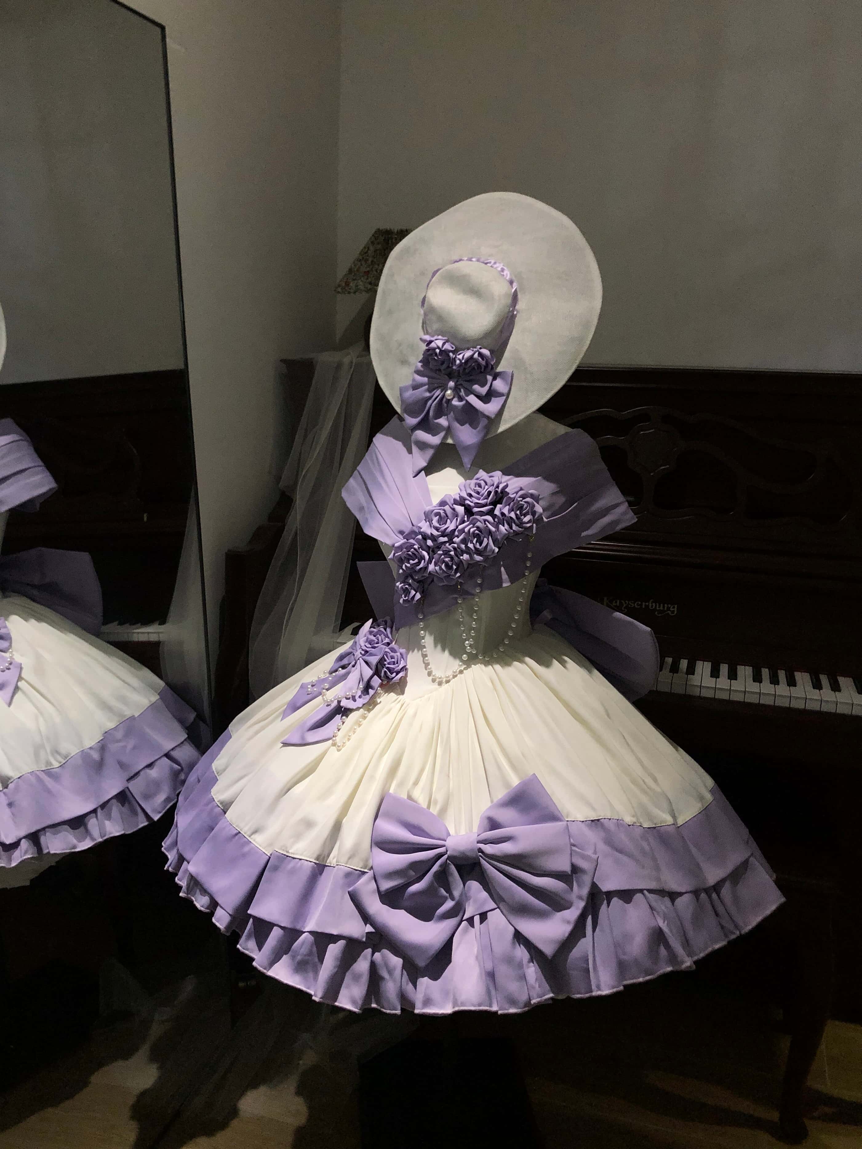 Treasure Chest Rose Lolita Purple Dress