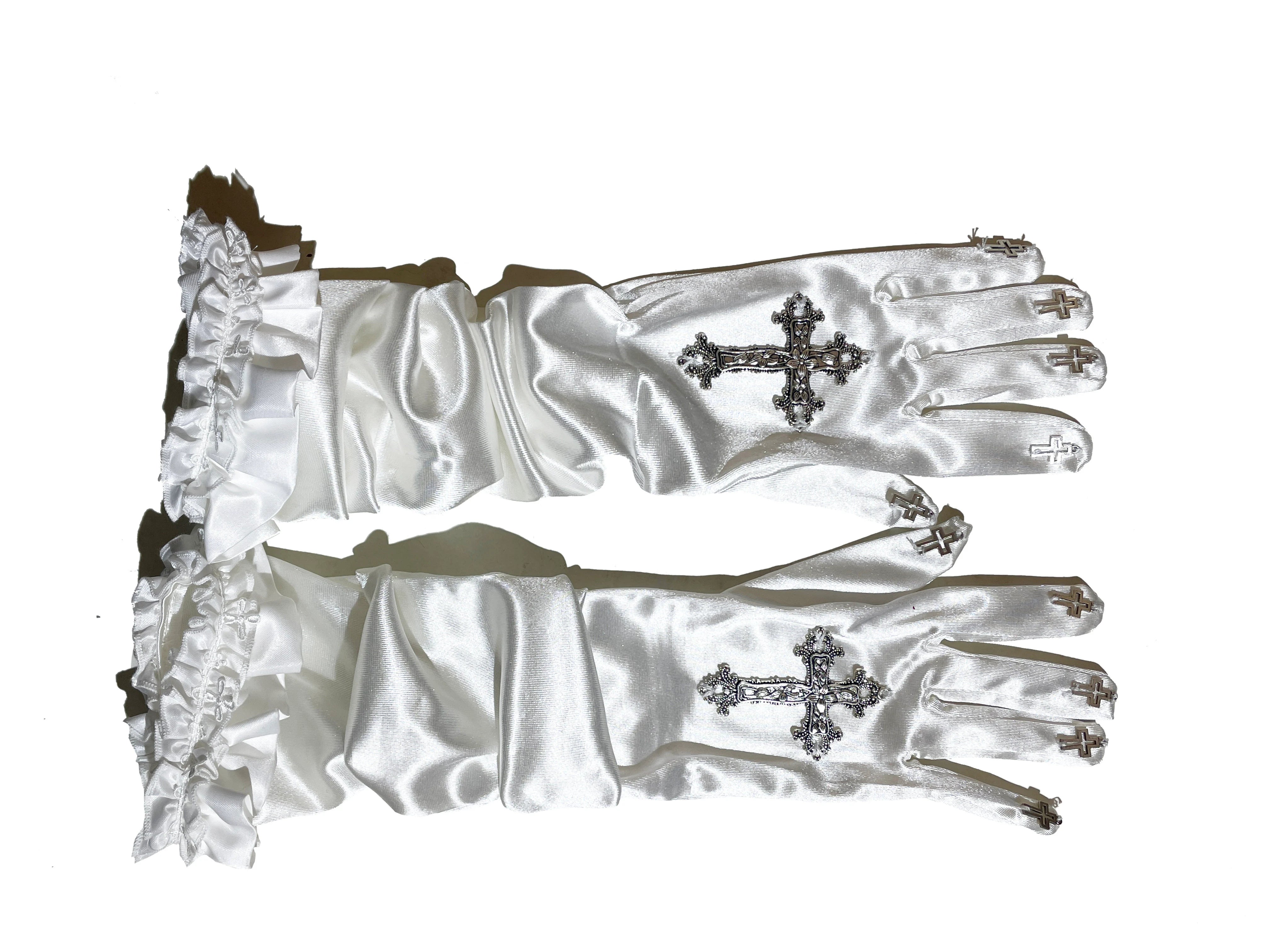 Lace Cross Gothic Lolita JSK White Set