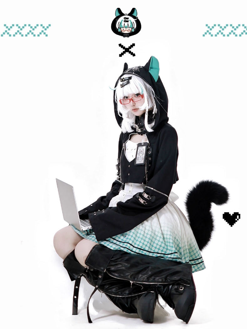 Cyber Cat Cosplay Cami Dress