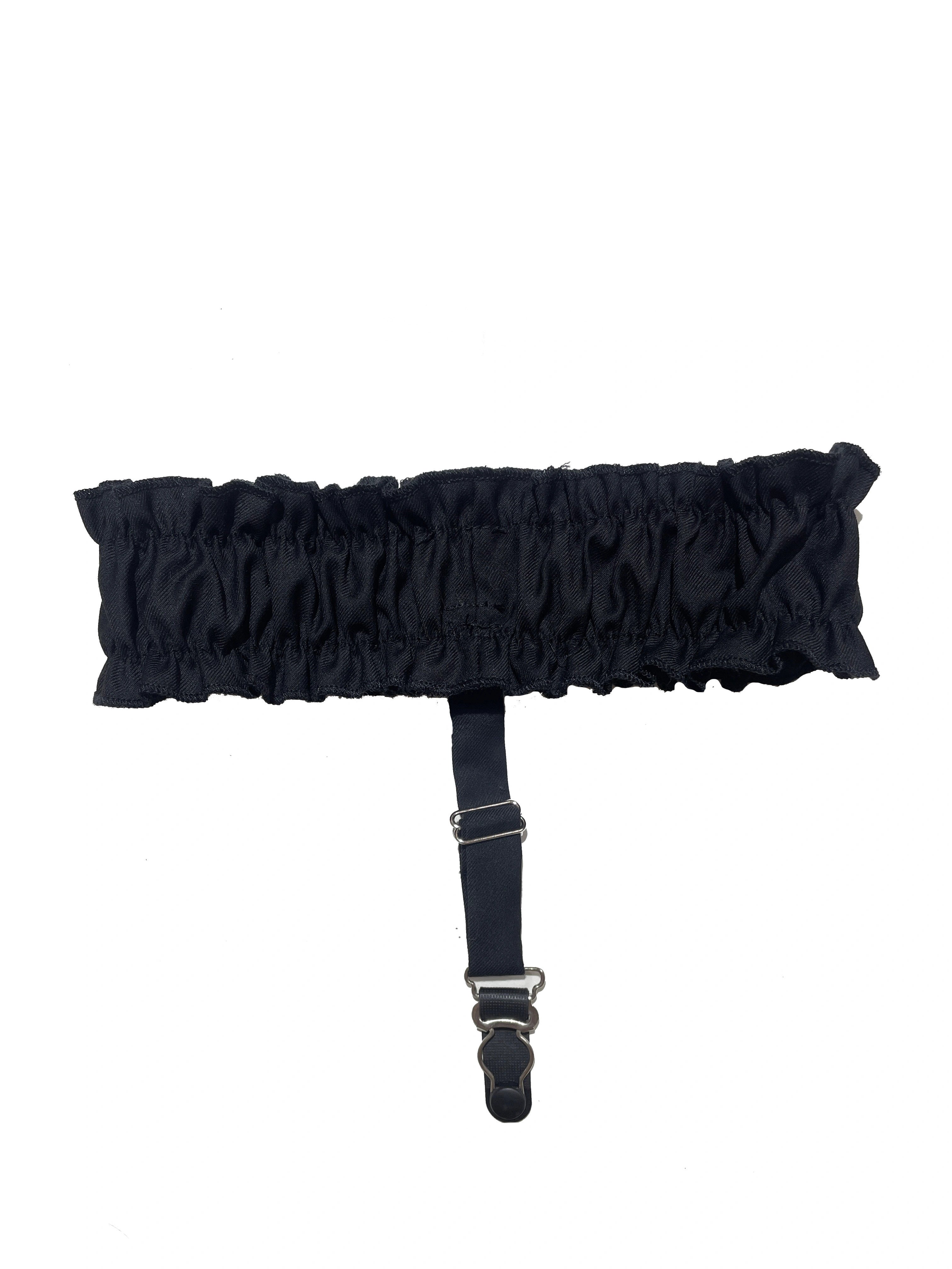 WONKA Gothic Lolita Black Top & Shorts Set