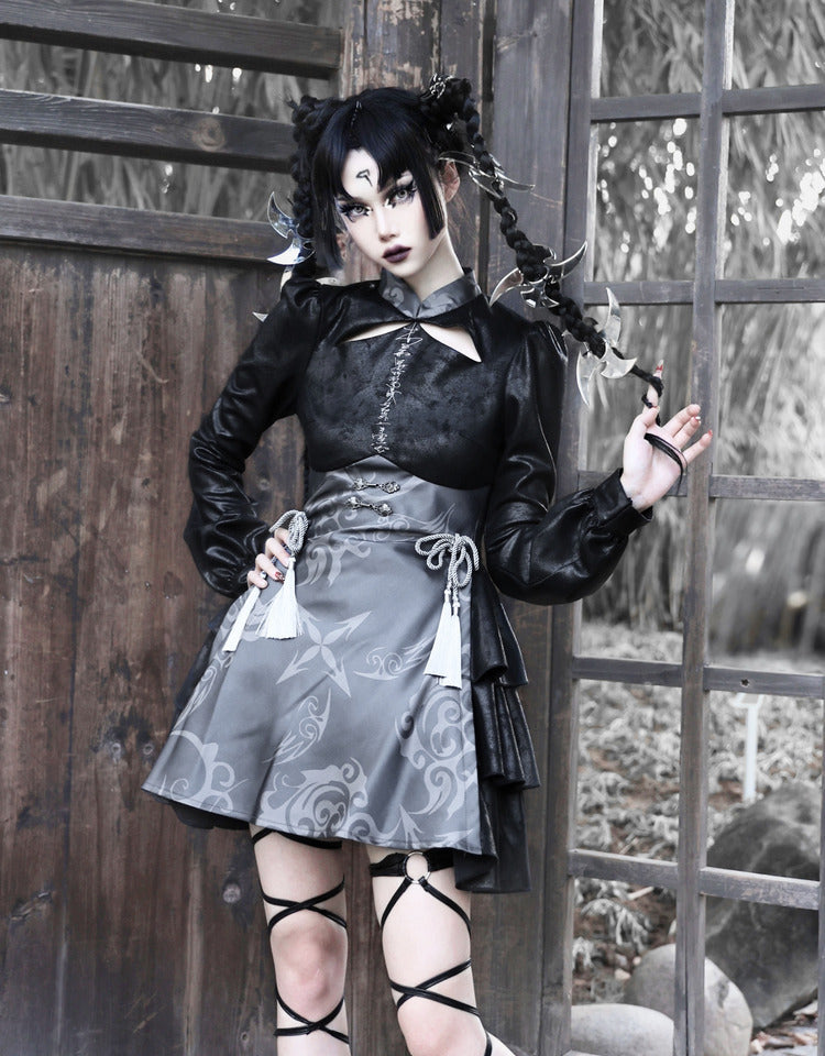 Lolita Dark Ninja Dress Suit LG1005