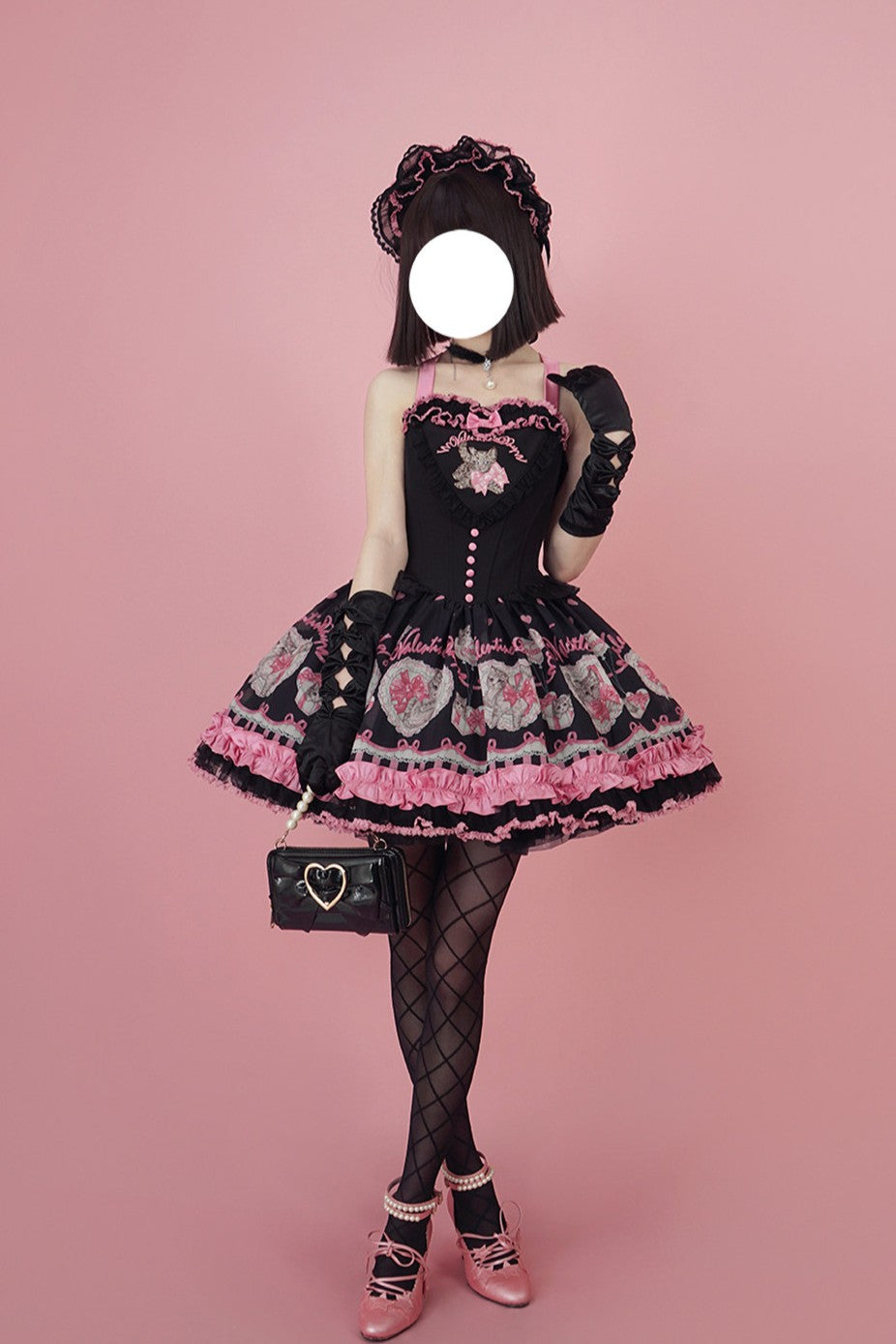 Cupid Kitten Lolita Waist JSK & OP Dress