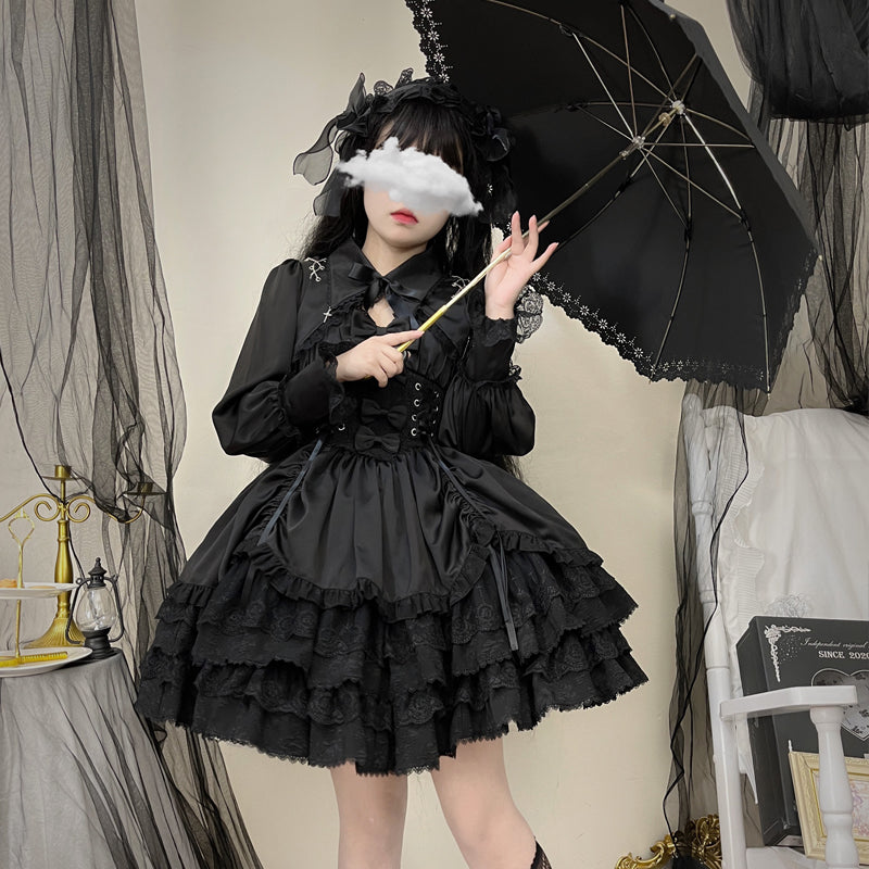 Lolita Little Devil Dark Gothic JSK Dress LG1037