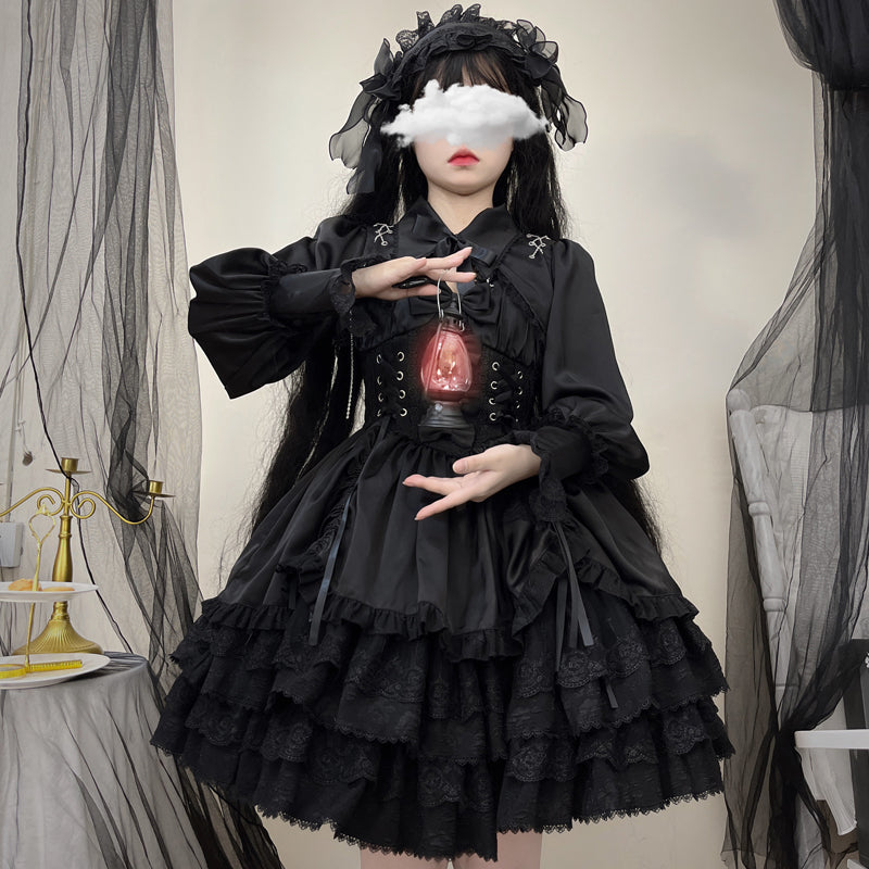 Lolita Little Devil Dark Gothic JSK Dress LG1037