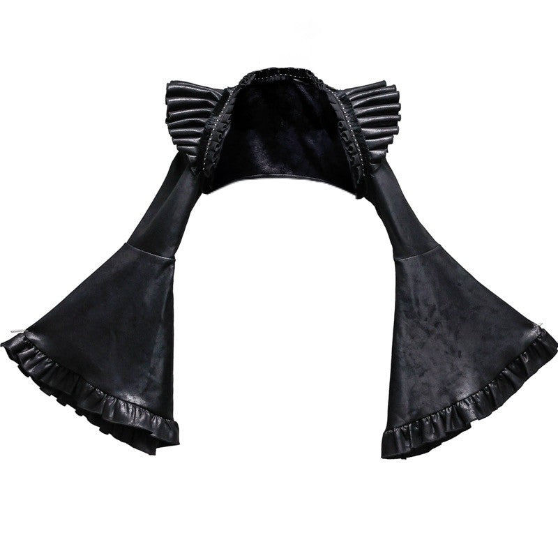 Lolita Gothic Totem Jacquard Suede Dress LG1027