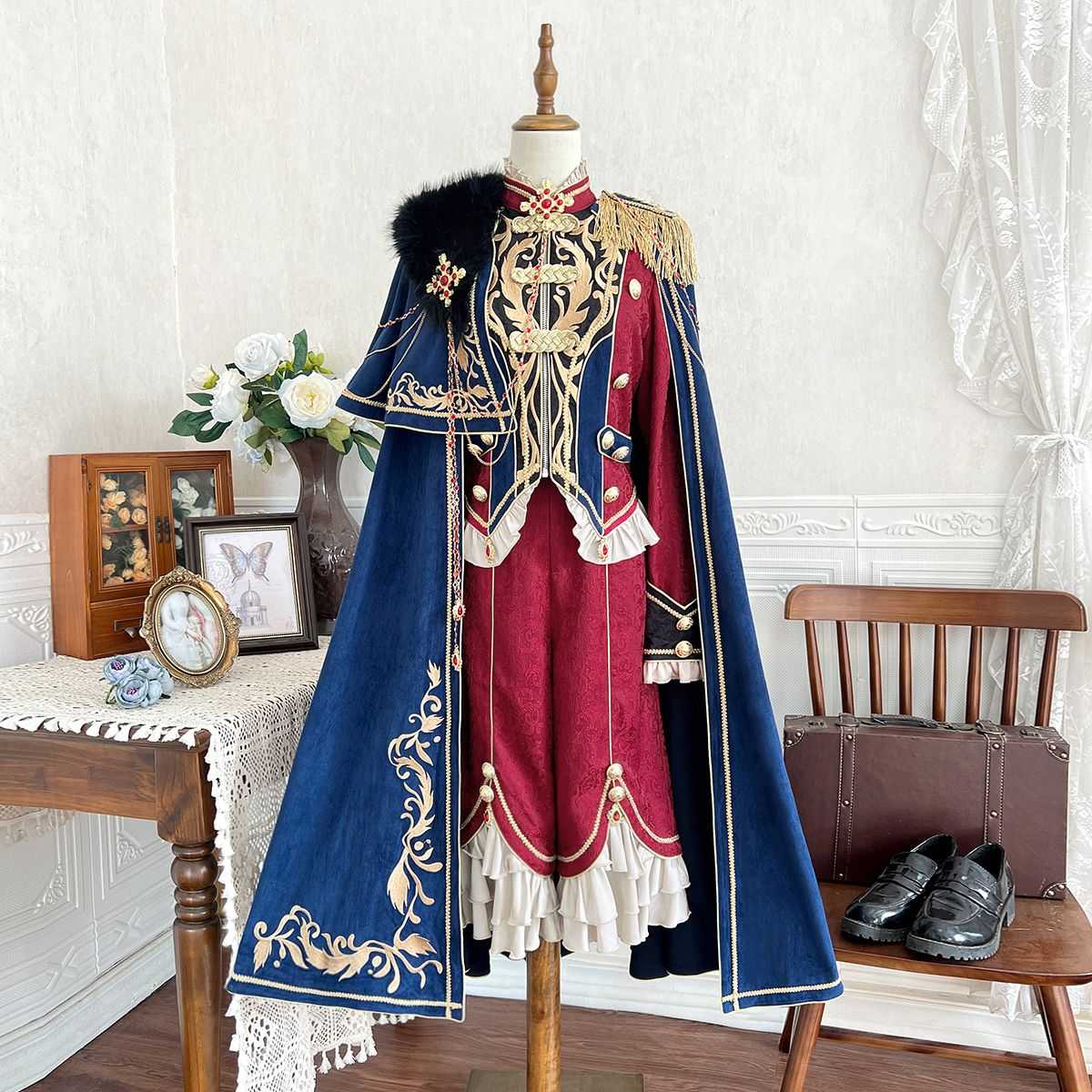 Lolita Royal Glory Ouji Prince Suit with Cape LO1002