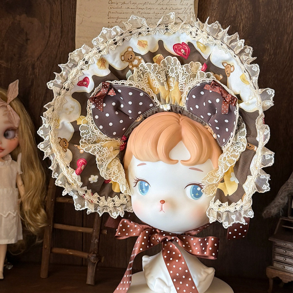 Honey Bear Lolita Strap Skirt & JSK & Accessories Set