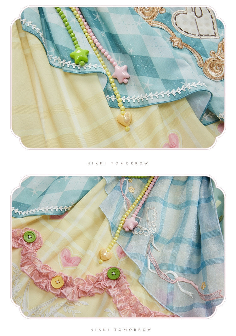 Infinity Warmth Art of Tailoring Lolita Spliced OP Full Set