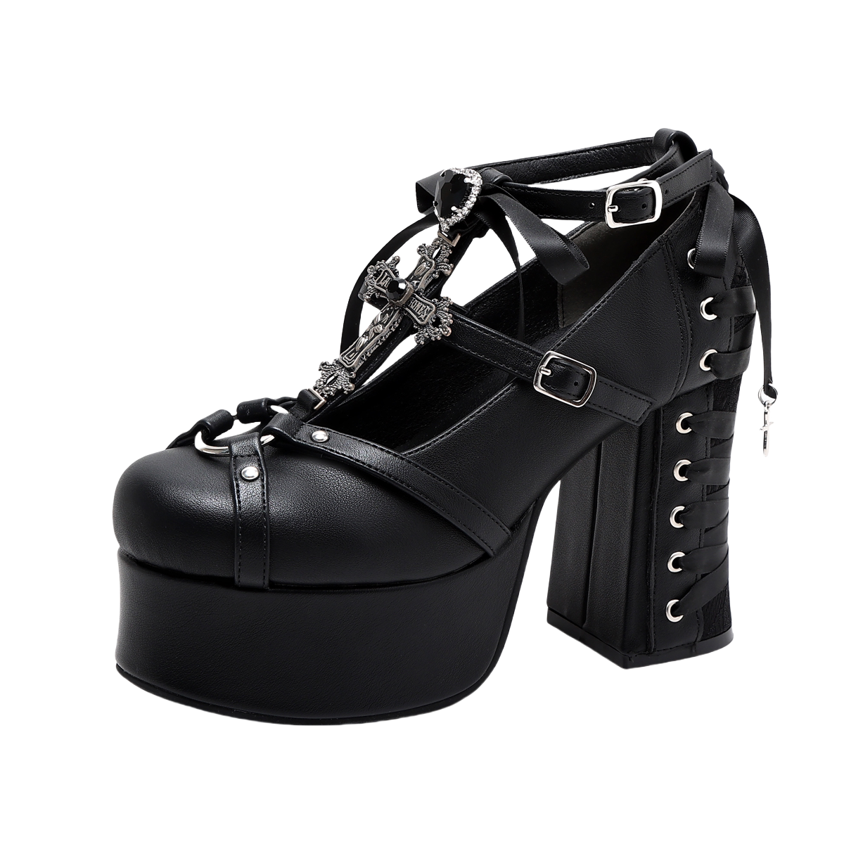 Eternal Night Cross Gothic Lolita Heels