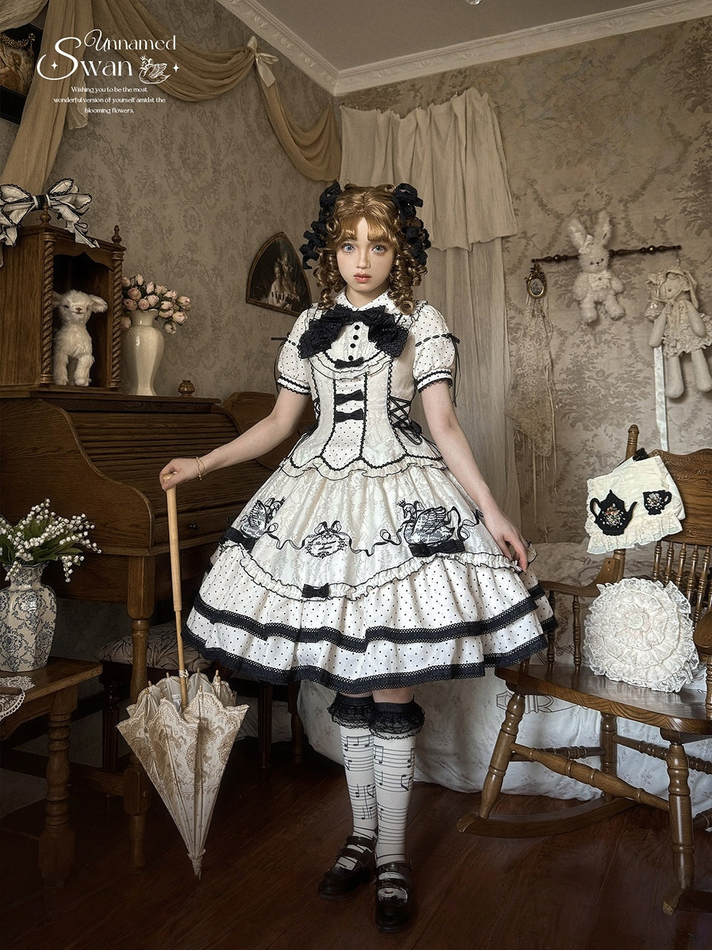 Unnamed Swan Lolita Classic OP Dress