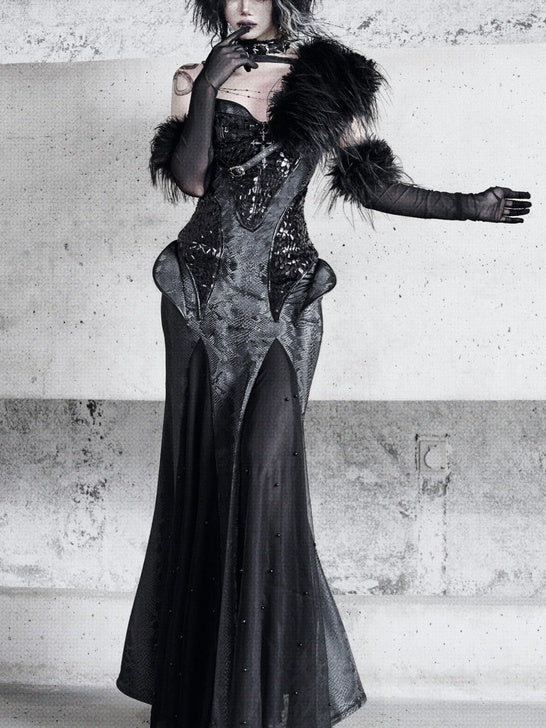 Lolita Dark Style Gothic Dress LG1048