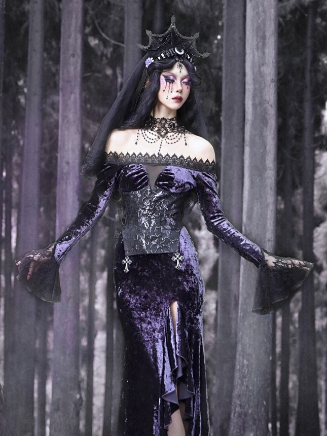Lolita Halloween Bodycon Fishtail Dress LG1046