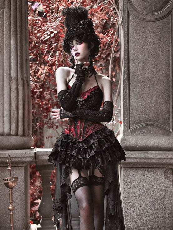 Lolita Dark Demon Suspender skirt suit LG1007