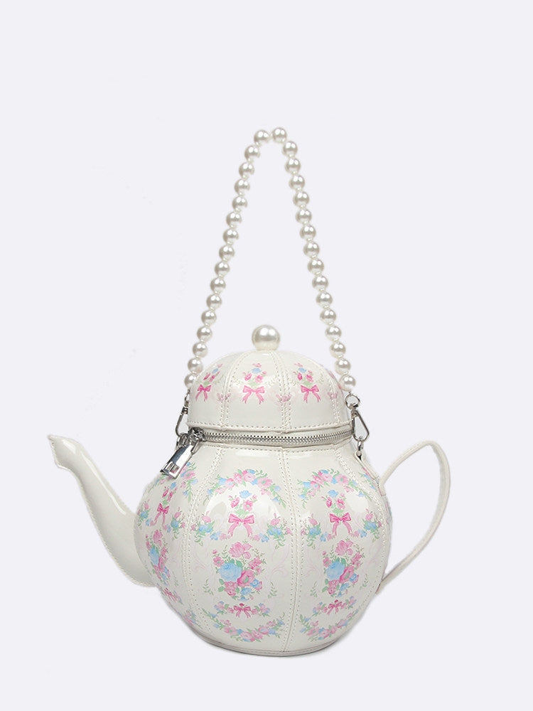 Novelty Teapot Hand‑Held Lolita Crossbody Bag