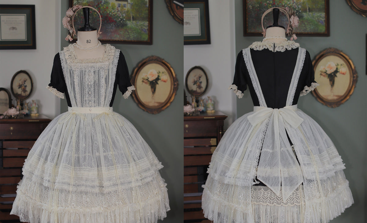 Antique Lace Retro Lolita Apron