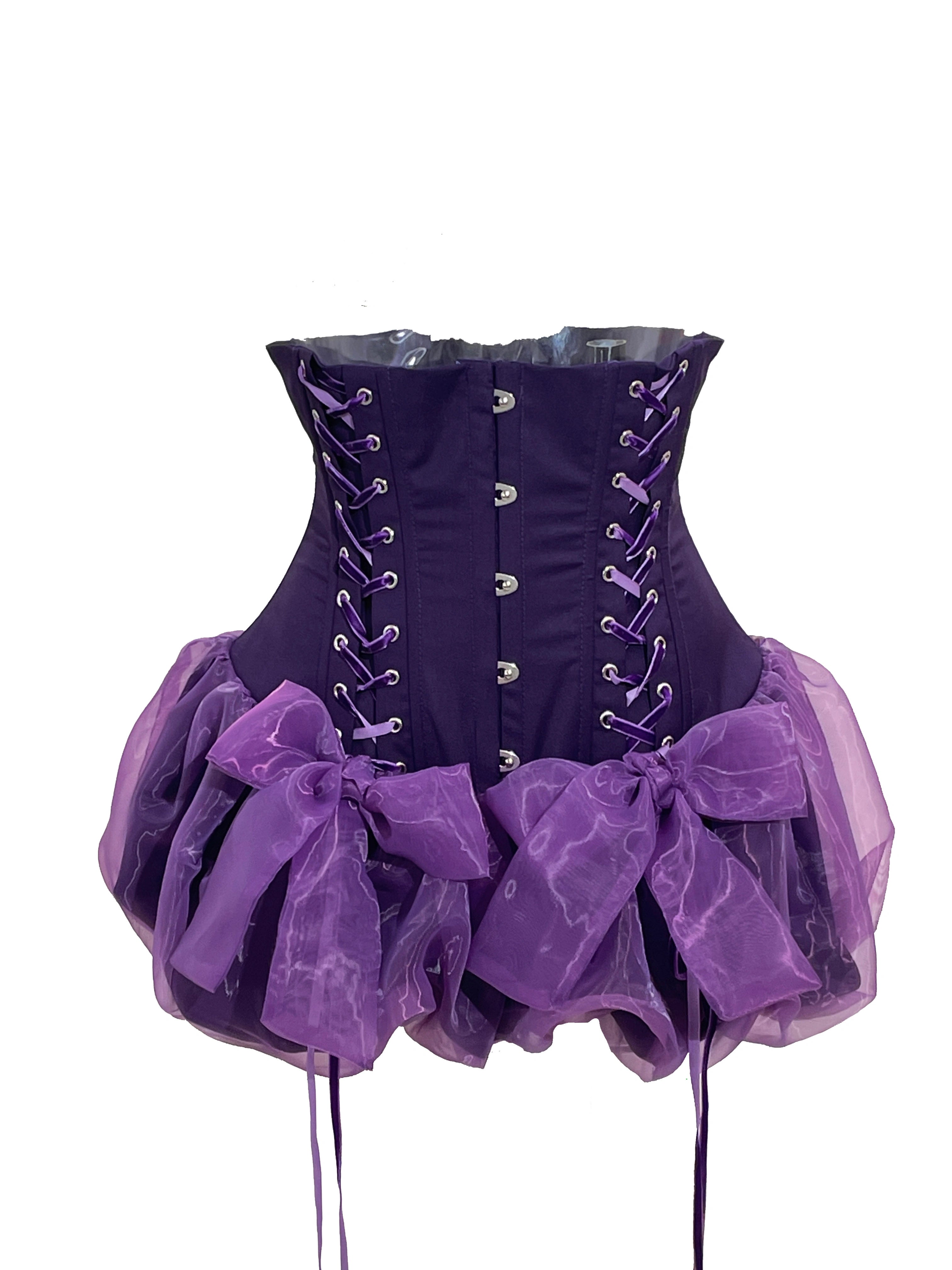 WONKA Gothic Lolita Purple Top & Shorts Set