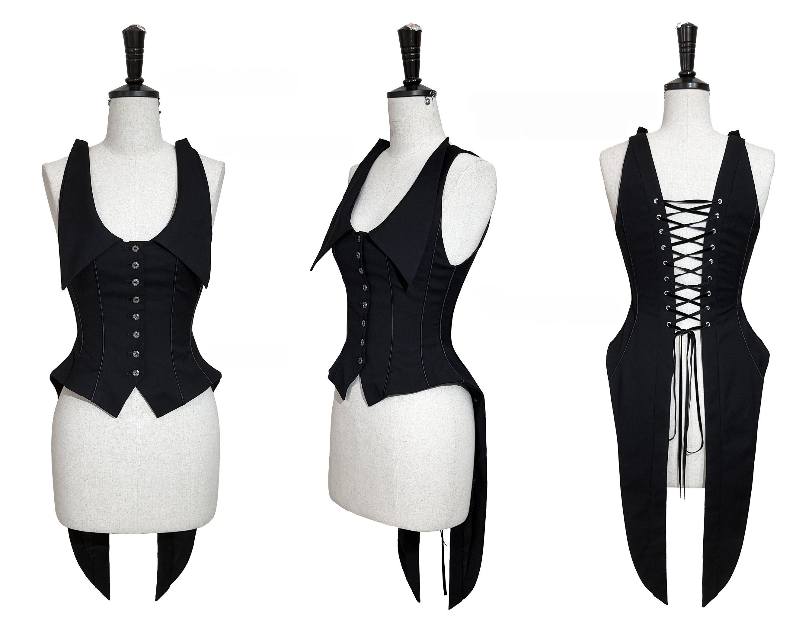 Bengal Cat Gothic Lolita White Blouse & Skirt Set