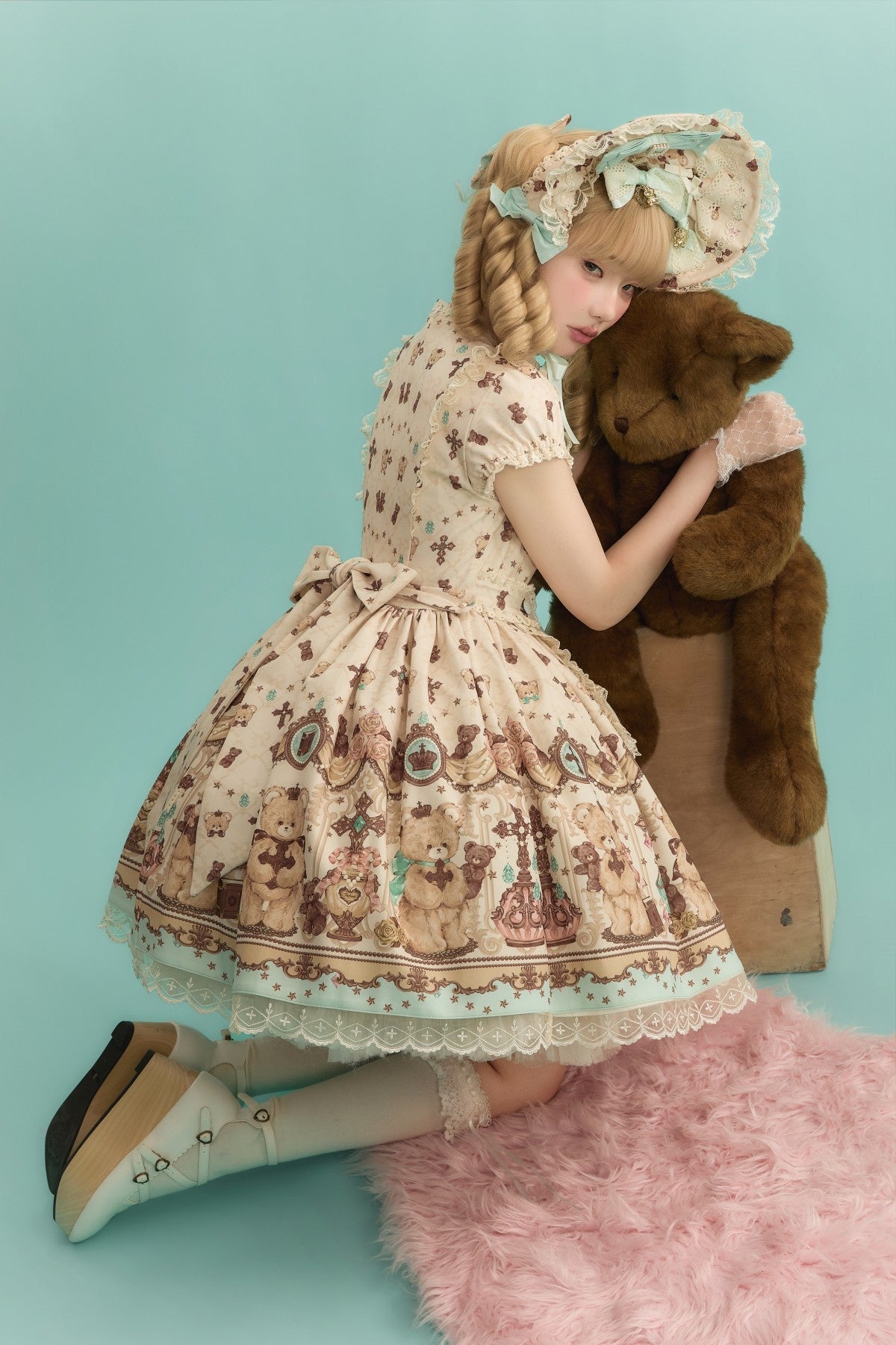 Cross Bear Sweet Vintage Original Lolita JSK and OP Dress Series