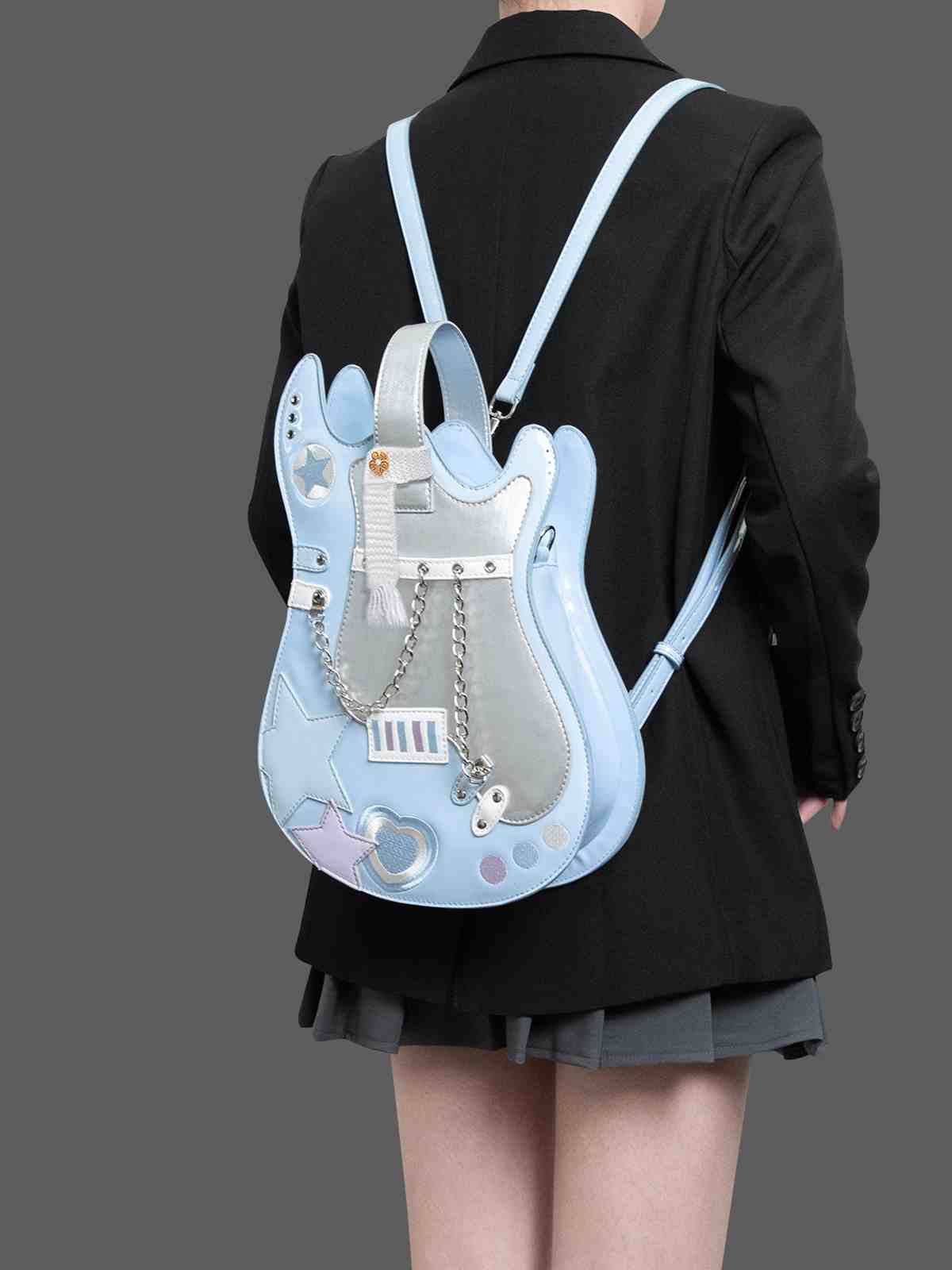Lolita Punk Goth Guitar Backpack LE8001