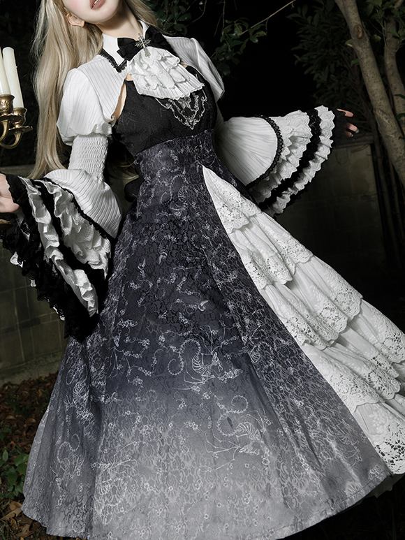 Lolita Vintage Lace Princess Dress LC1003