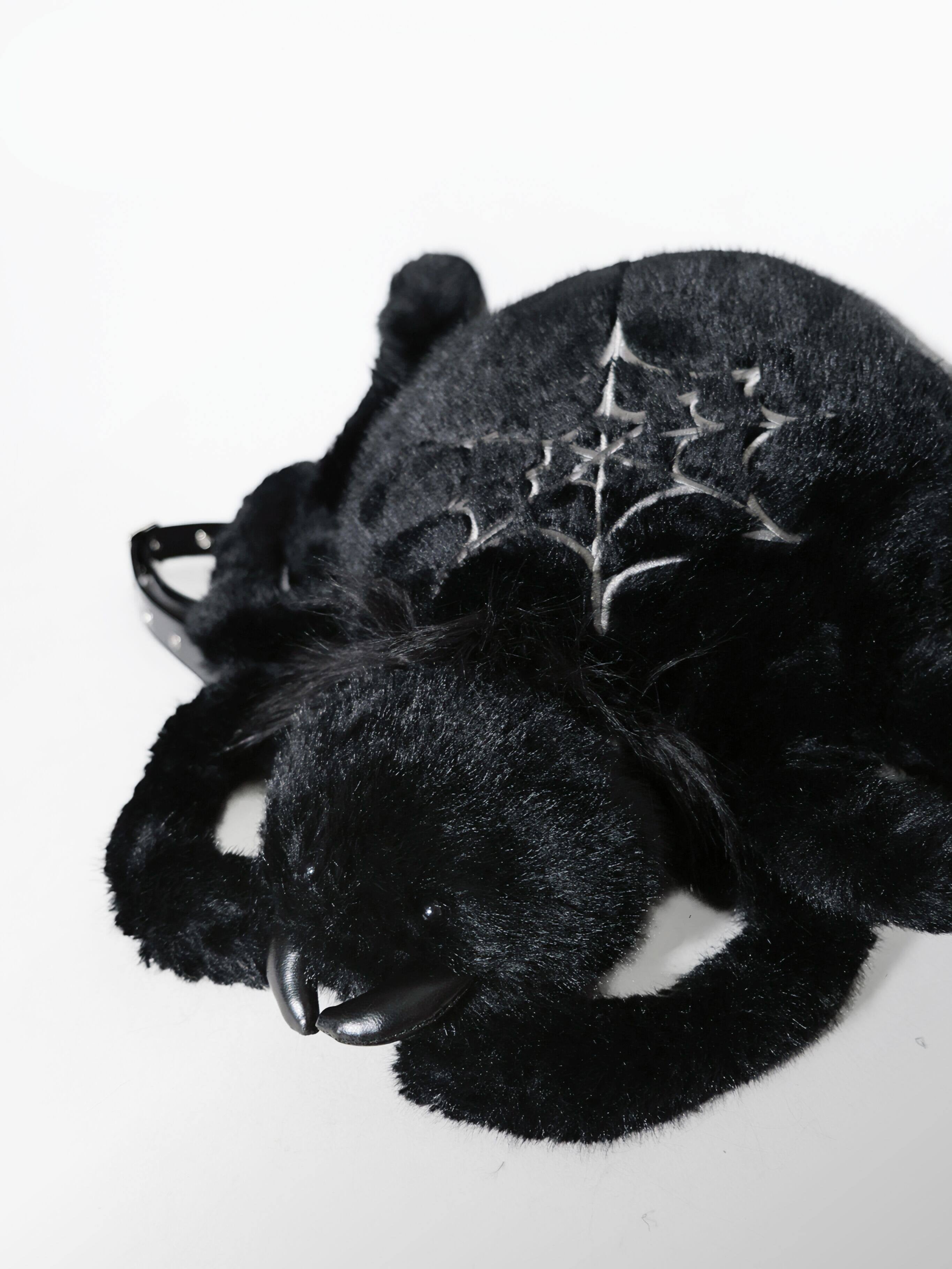Dark Spider Bag Y2K Punk Dark Spider Leah Plush Spider Bag