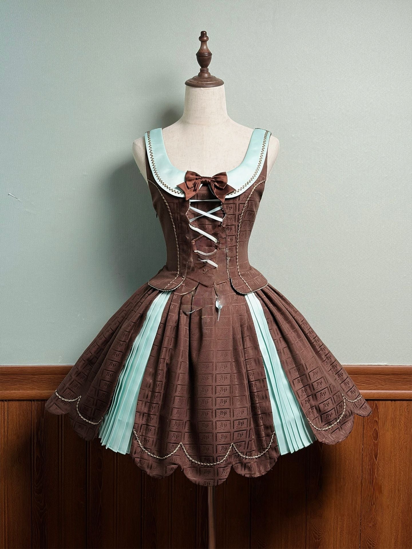 Bear Cocoa JSK Lolita Mint Green Dress