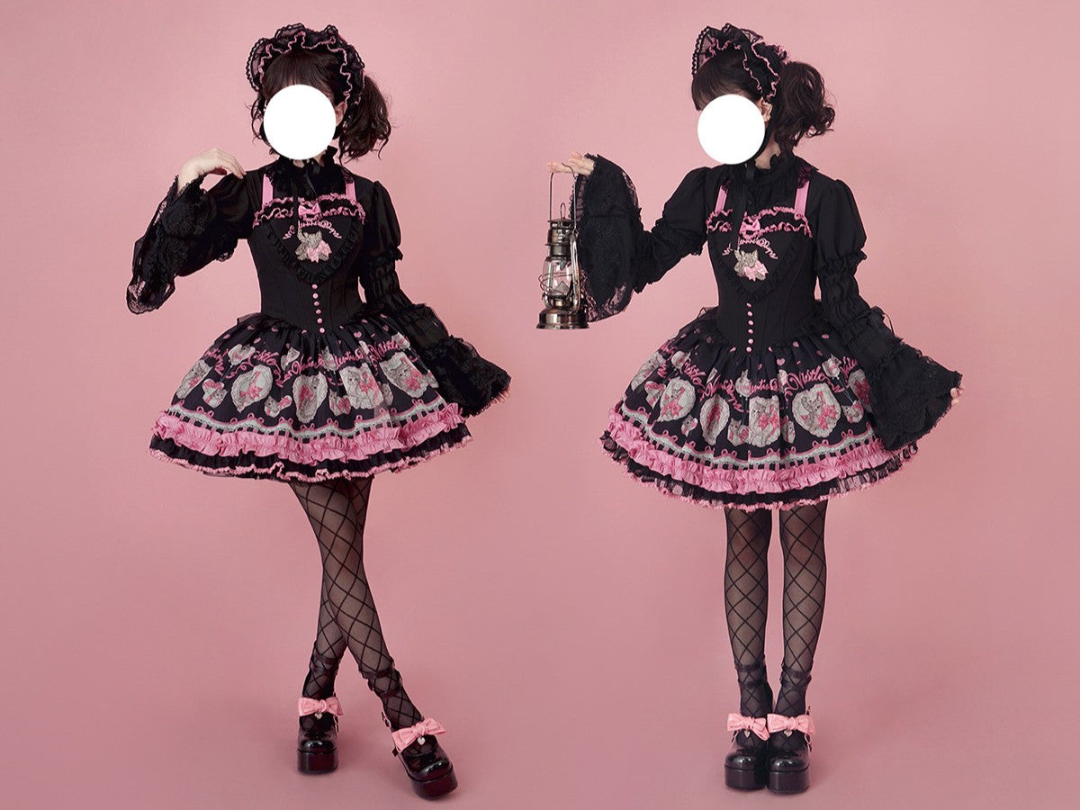 Cupid Kitten Lolita Waist JSK & OP Dress